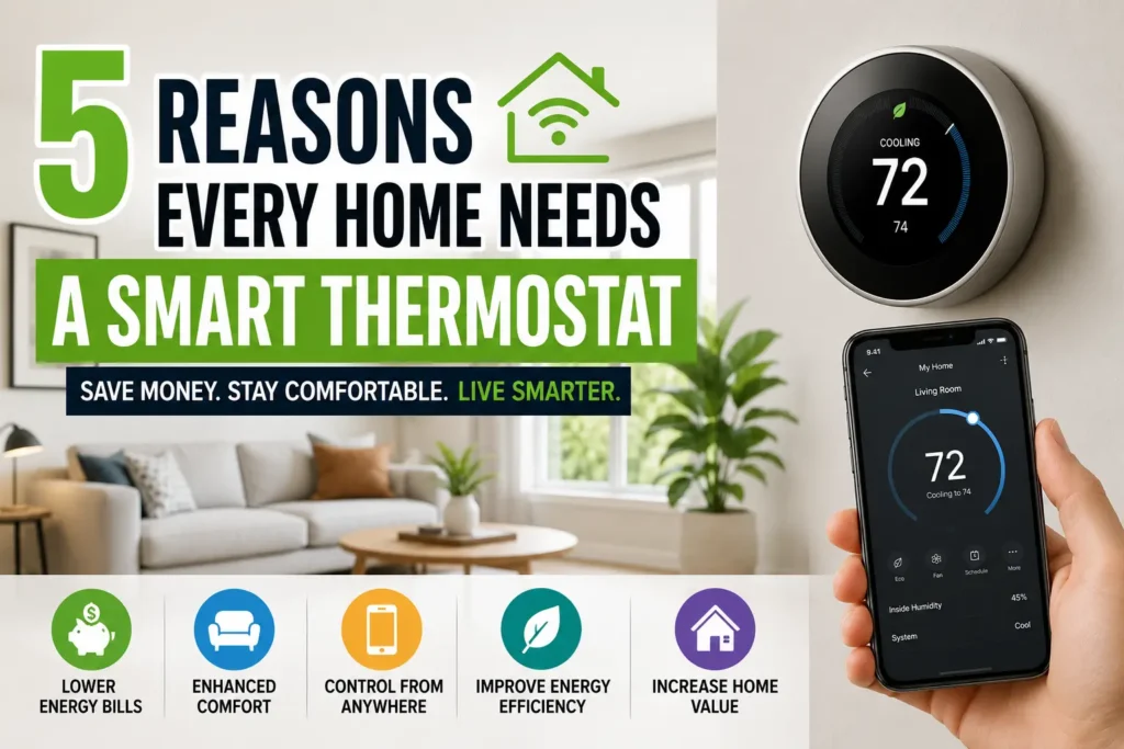 5 Reasons Every Home Needs a Smart Thermostat