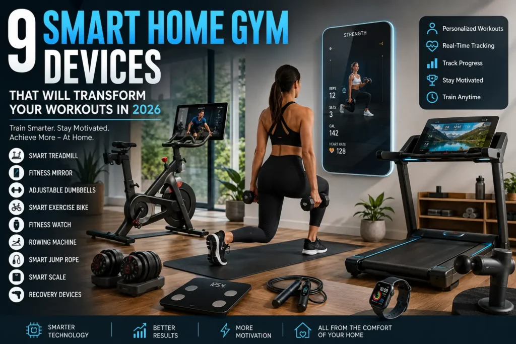9 Smart Home Gym Devices That Will Transform Your Workouts in 2026