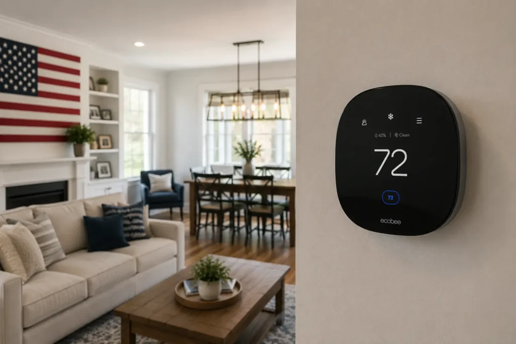 traditional thermostat vs smart thermostat ecobee Smart Thermostat Premium
