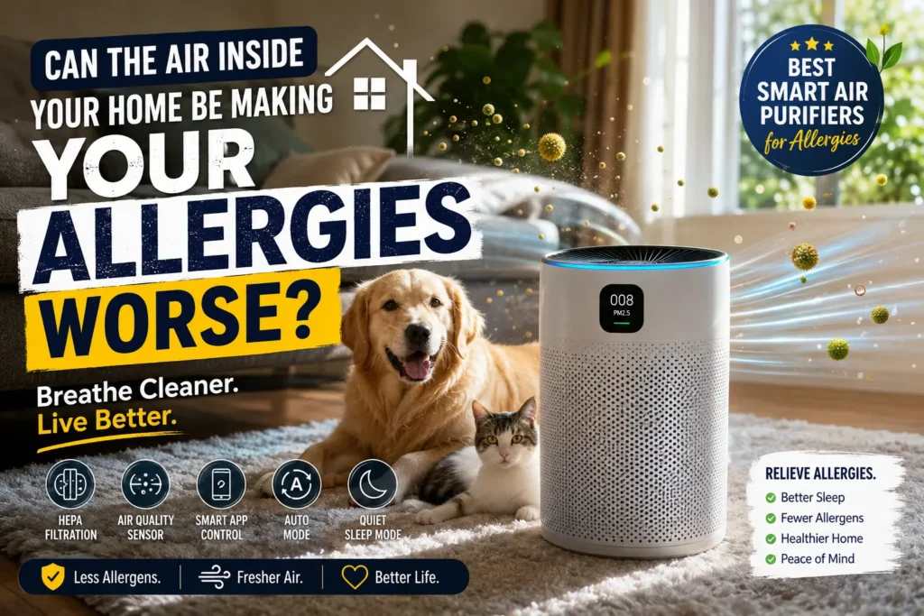 11 Best Smart Air Purifiers for Allergies That Actually Work in 2026 _ Table 3 – Quick Comparison of the Best Smart Air Purifiers for Allergies