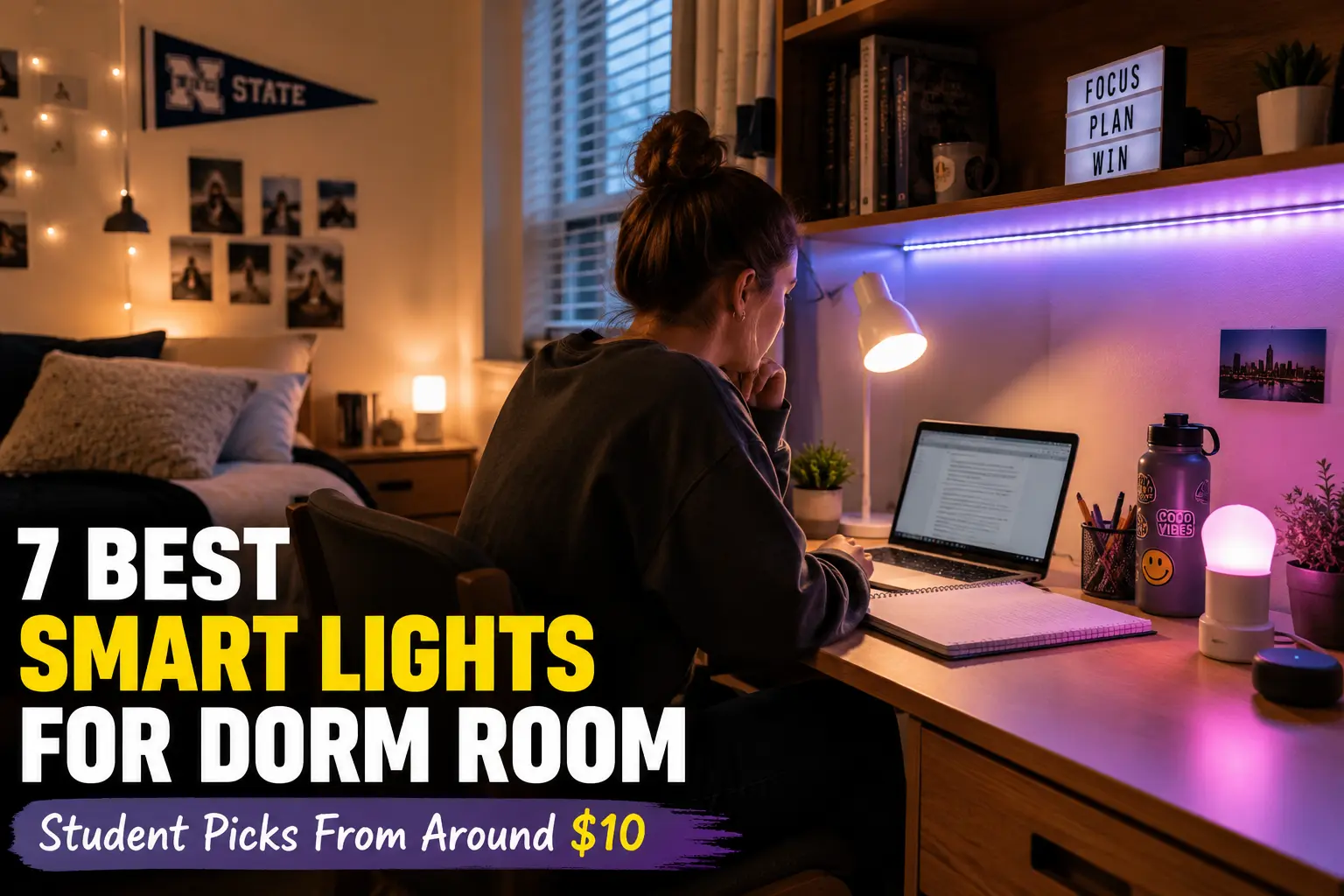 7 Best Smart Lights for Dorm Room That Actually Make a Difference — From Around $10