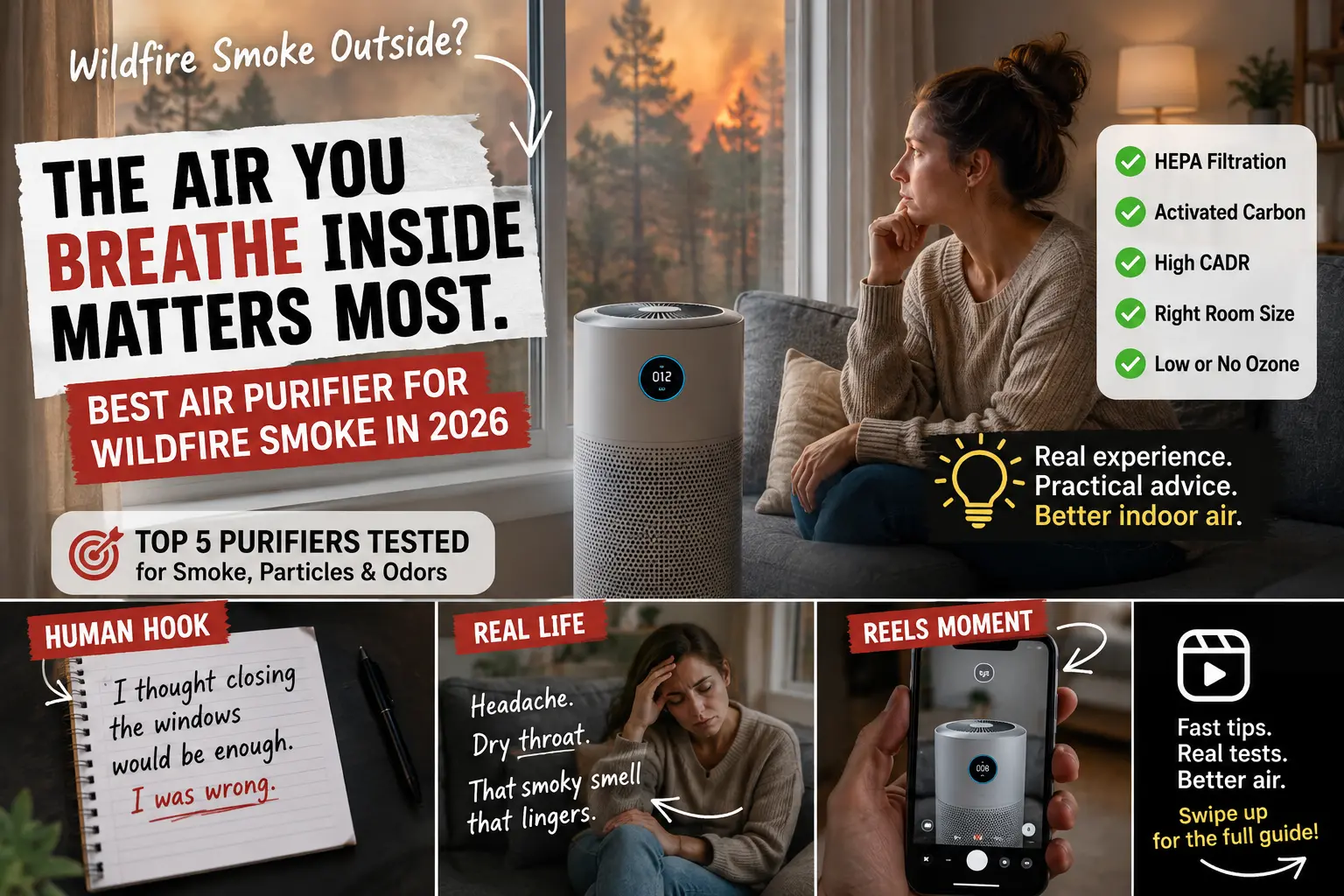 Air Purifier for Wildfire Smoke What Actually Works (2026 Guide)
