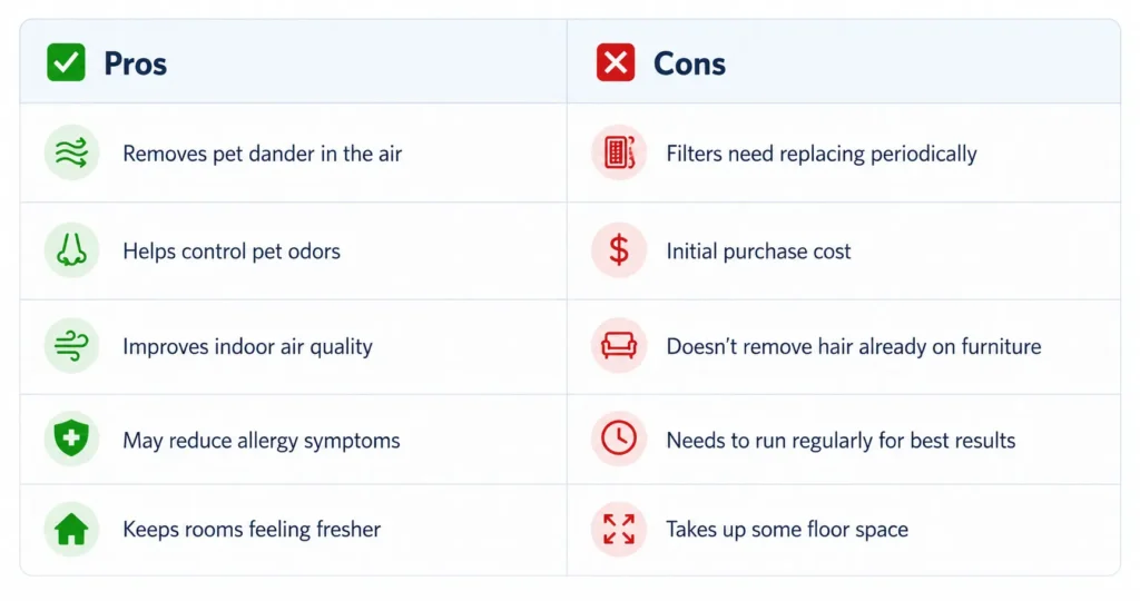 Pros & Cons of Using an Air Purifier for Pets
