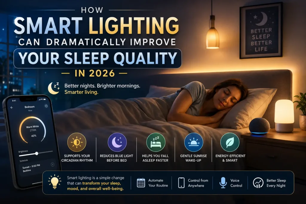 Smart Lighting for Sleep How It Can Dramatically Improve Your Sleep Quality in 2026