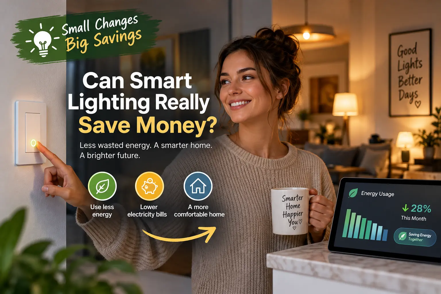 Can Smart Lighting Save Money Real Costs, Savings & Simple Tricks