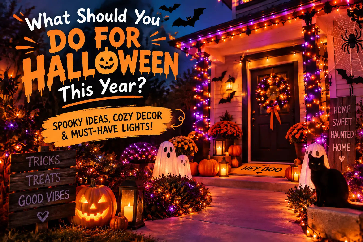 Halloween String Lights 5 Easy Ways to Make Your Home Feel Magical