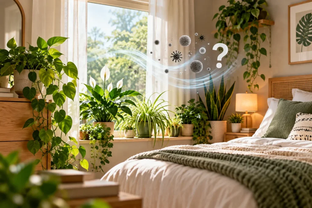 Indoor Plants for Air Quality _ A Beautiful Green Room Isn't Necessarily a Cleaner Room