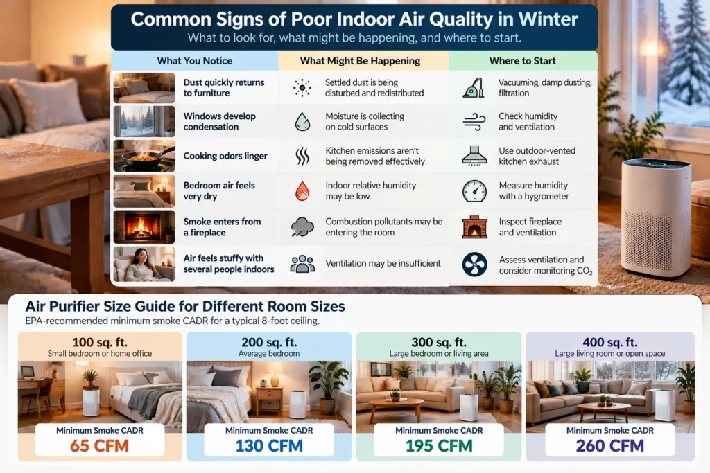 Indoor Air Quality in Winter - What Size Air Purifier Do You Need?