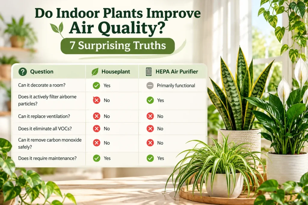 Plants vs. Air Purifiers: What Actually Works?