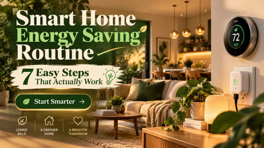 Smart Home Energy Saving Routine 7 Easy Steps That Work